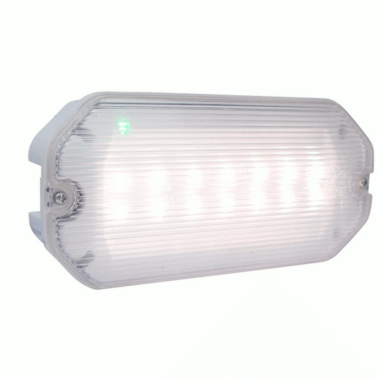 3Hr Compact LED Maintained Bulkhead