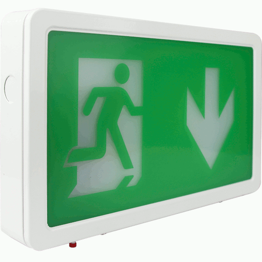 3Hr LED Maintained Wall Mounted Fitting