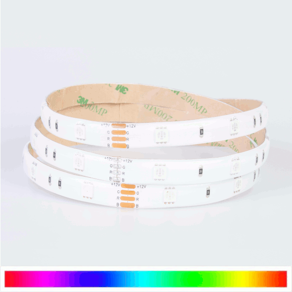 RBG IP65 Waterproof Colour Changing LED Tape 1m Cut Length