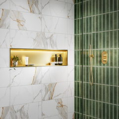Linear LED Shower Niche Boxes