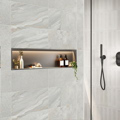 Linear LED Shower Niche Boxes