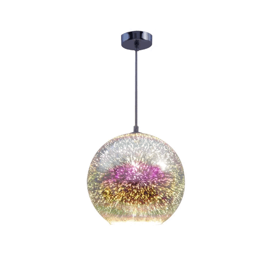 Madeira E27 IP44 Holographic Pendant Light