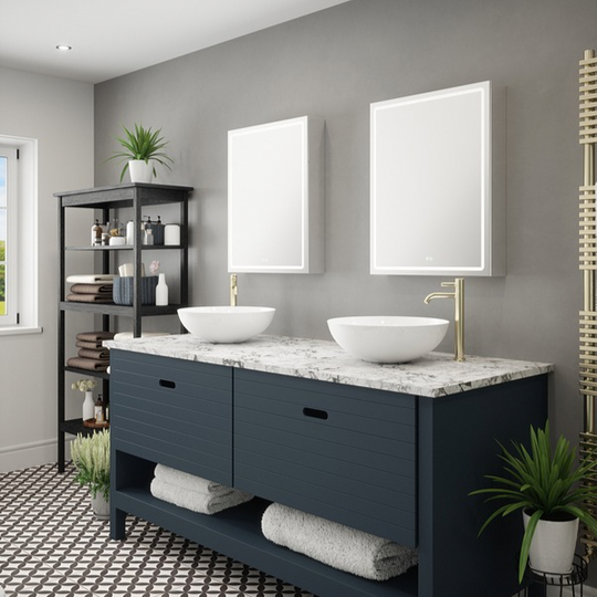 Sorrelis Aquila Single Door Tunable LED Mirror Cabinet 700 x 500mm