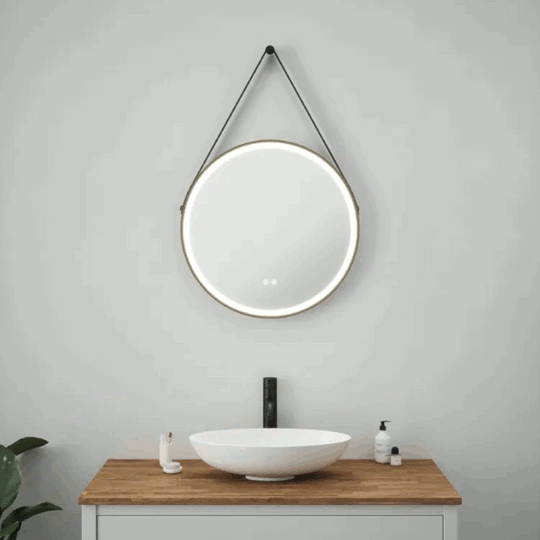 Sorrellis Valen Tunable Bathroom LED Mirror with Strap