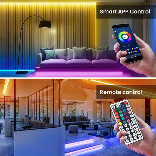 Led Lights for Room RGB 5050 Led Strip with Remote Control Color Chang