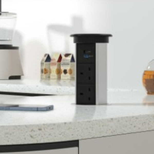 PowerTech Ascend Motorised Pop Up Socket
