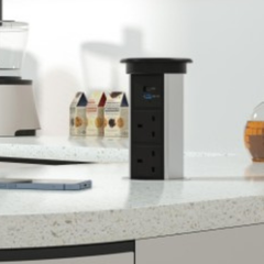 PowerTech Ascend Motorised Pop Up Socket