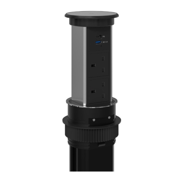 PowerTech Ascend Motorised Pop Up Socket