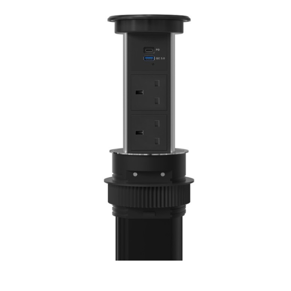 PowerTech Ascend Motorised Pop Up Socket