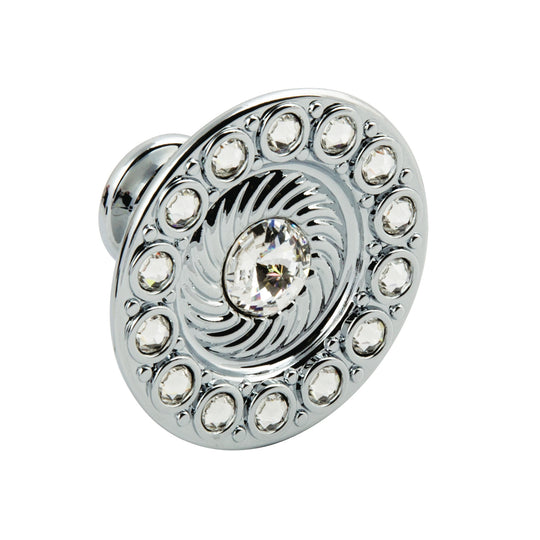 Hafele Handles - Swarovski Crystal Urban Diamond Knob