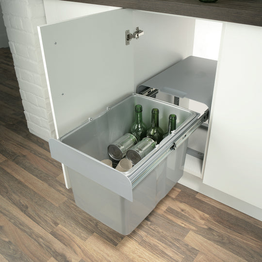 EKKO 40 Pull-Out Waste Bin, 32/34 Litres