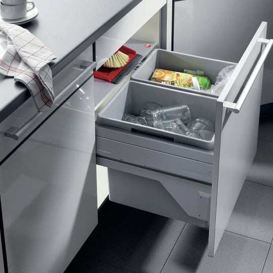 Hailo Euro-Cargo Soft Close 45 Waste Bin, 38 Litre Capacity