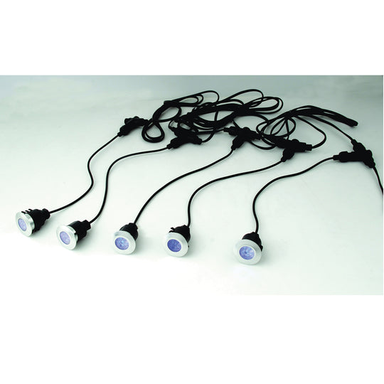 Round Head LED Decking Light Kit, 40mm - IP65
