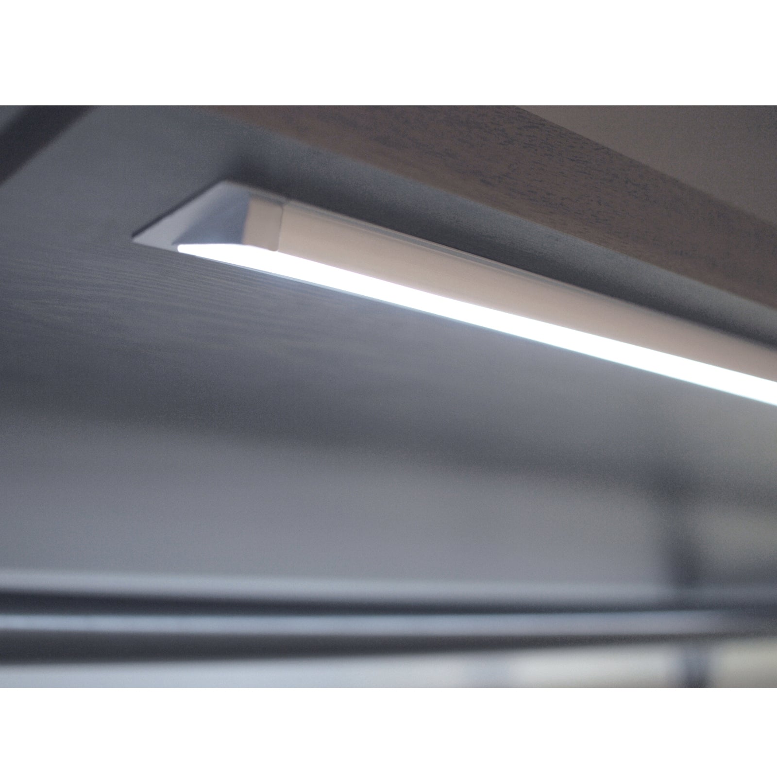 Linear Angled Led Linear LED Display Profiles - Semi Recessed Angled