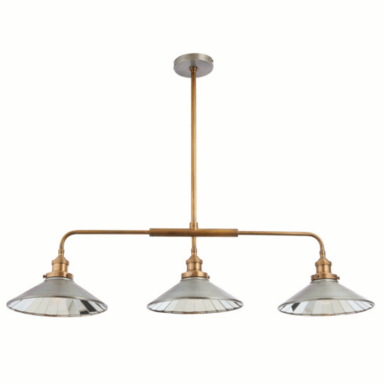 Endon Lighting 3 Light Tabyas Industrial Style Pendant