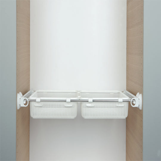 Wardrobe Storage - Pull Out With Adjustable Double Drawer