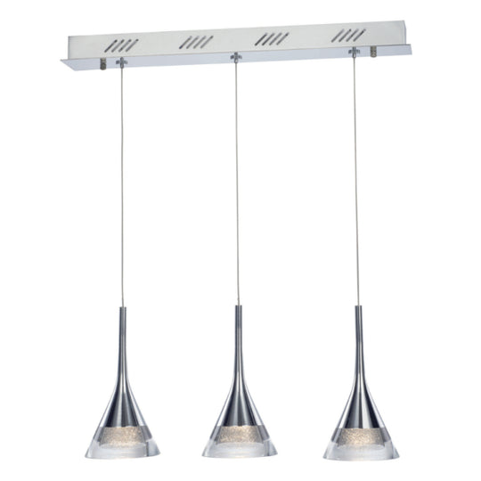 Jewel, 3 Light LED Ceiling Bar Pendant, Adjustable, IP20 Rated