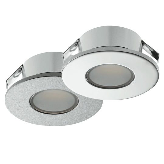 Loox 12V 2022 Round LED Recessed Downlight - Chrome Finish