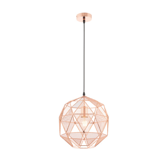 Hex Copper Industrial Pendant Lighting