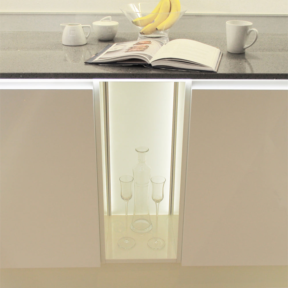 Led Kitchen Panel Kitchen Cabinet Illuminated LED Back Panel Tunable - Retrofit