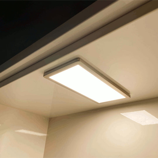 Vega Max 5W LED Surface Mounted Cabinet Light Brushed Nickel Finish