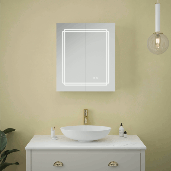 Calgary Double Tunable Bathroom LED Mirror