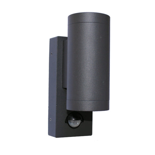 LED Up & Down Wall Light With PIR Anthracite Finish