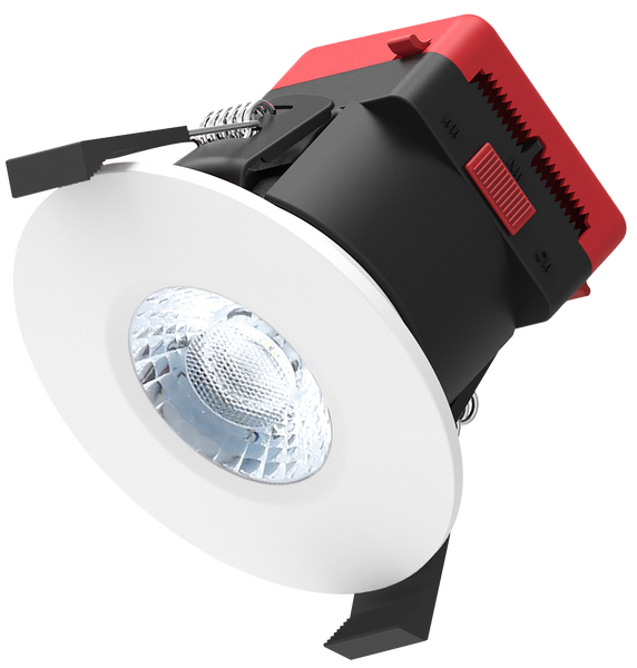 Switchable COB - Dimmable LED IP65 Fire Rated Ceiling Downlight